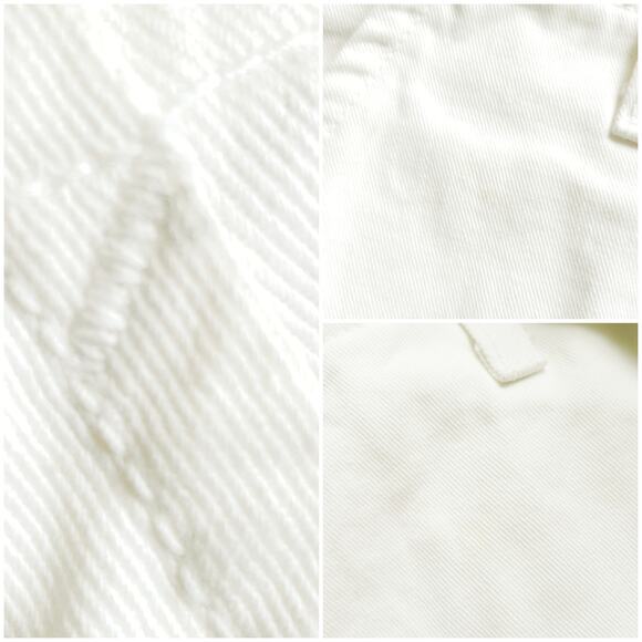 RE/DONE Originals casual cargo utility pants jeans in off white Size 26 - Picture 10 of 12